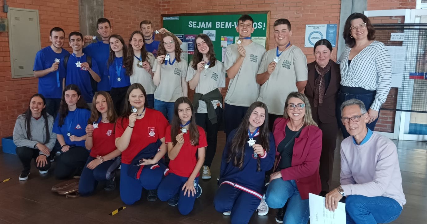 Estudantes de Campestre da Serra conquistam 15 medalhas em Olimpíadas de Matemática
