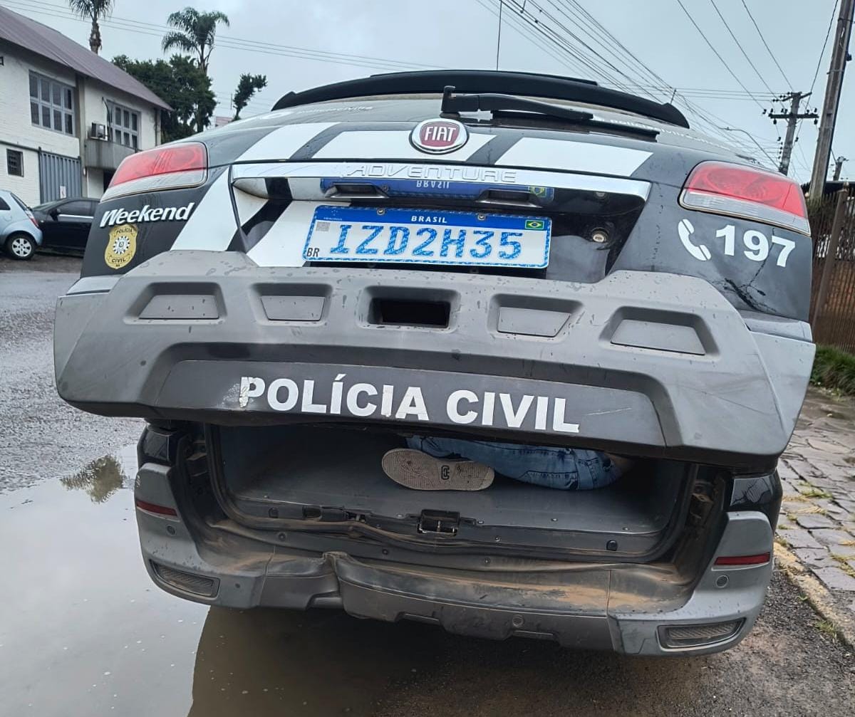 Polícia Civil prende foragido por violência doméstica em São Marcos