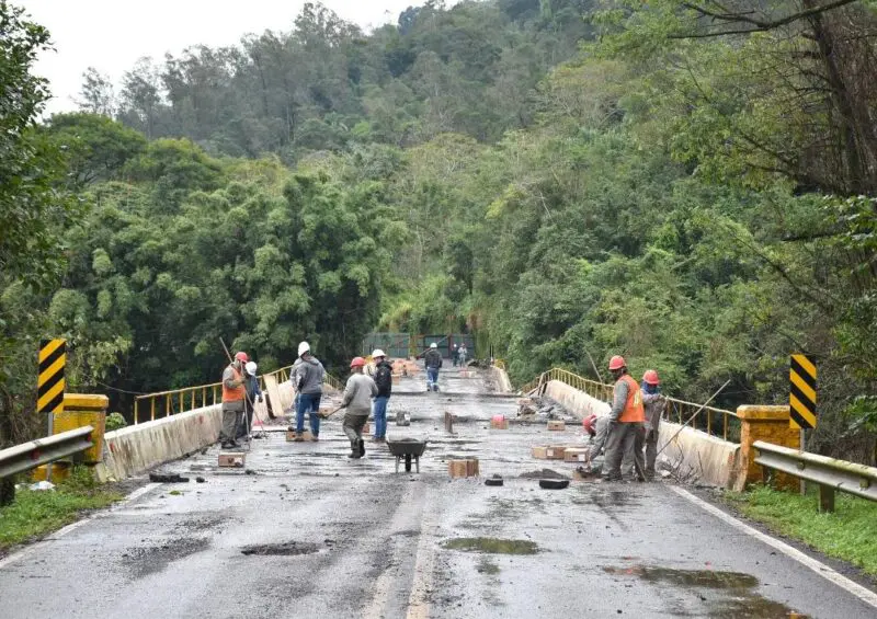 Implosão da Ponte do Rio Caí será as 9h desta quinta-feira