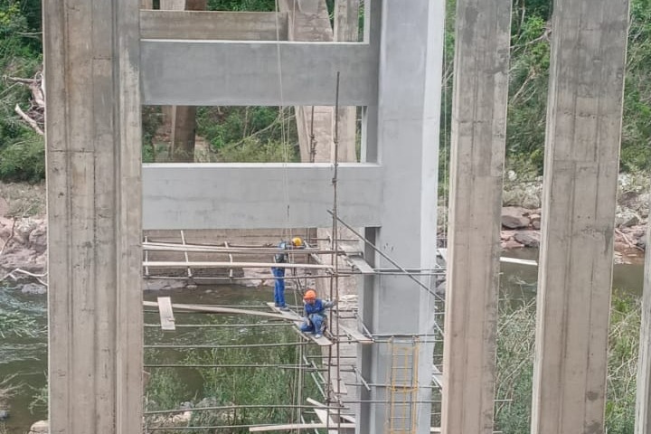 Obras na Ponte do Rio das Antas caminham para conclusão e liberação do tráfego