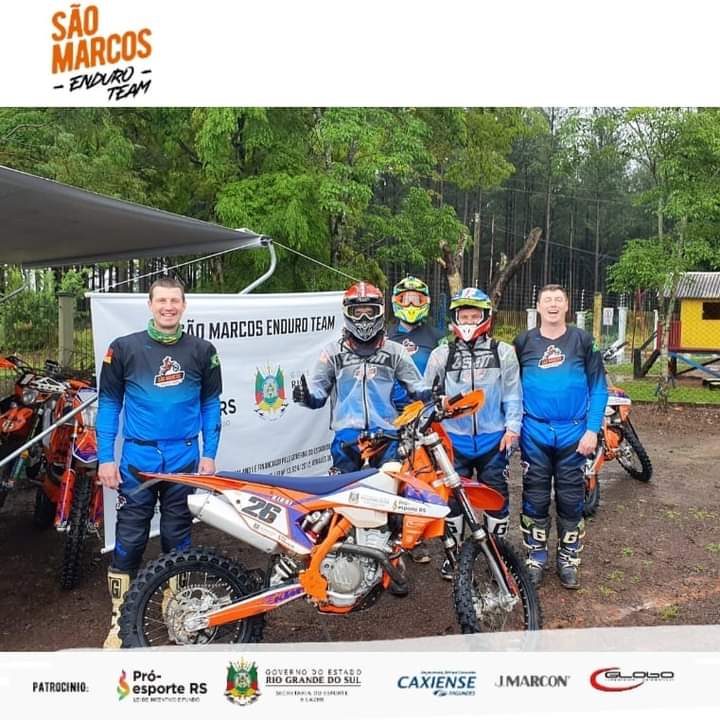 Pilotos da equipe São Marcos Enduro Team lideram o Campeonato Gaúcho de Regularidade