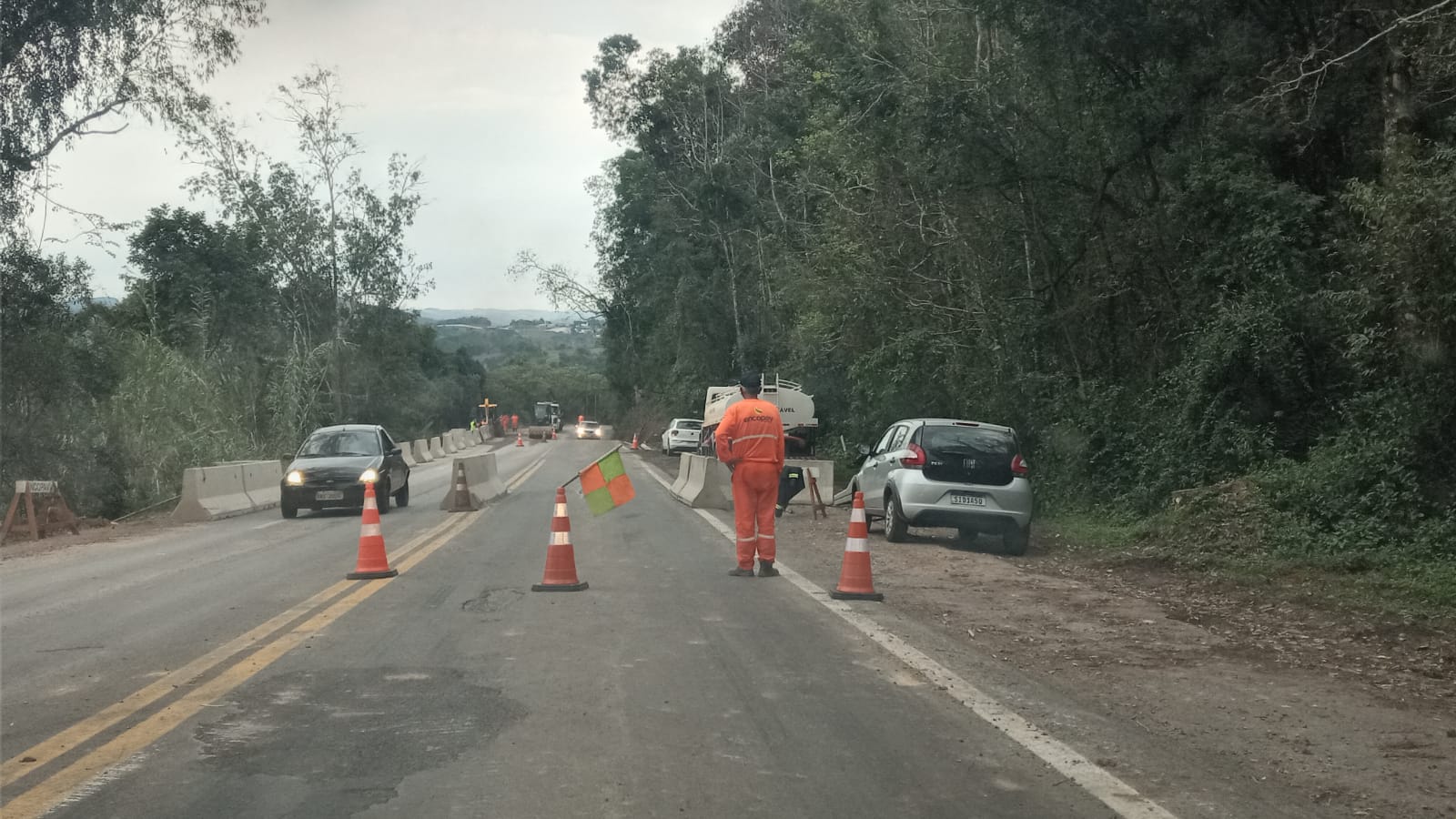 Trânsito liberado sem restrição de horário na BR-116 em São Marcos