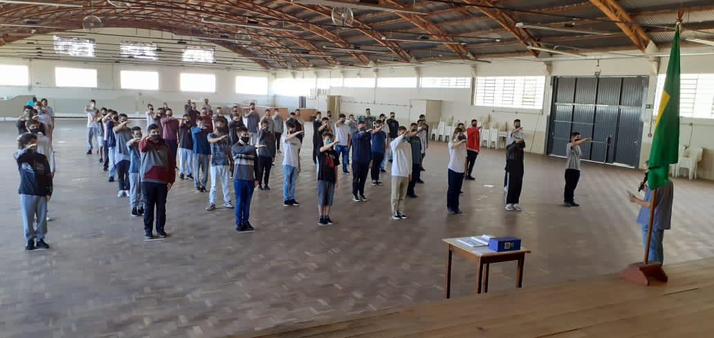 Cerca de 100 jovens prestaram Juramento à Bandeira neste sábado em São Marcos