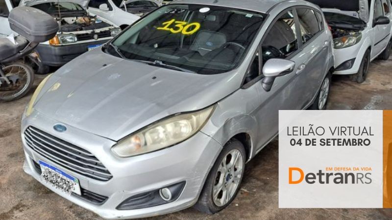Leilão do Detran tem Sandero com lance mínimo de R$ 5.200 e Fiesta a partir de R$ 5.500