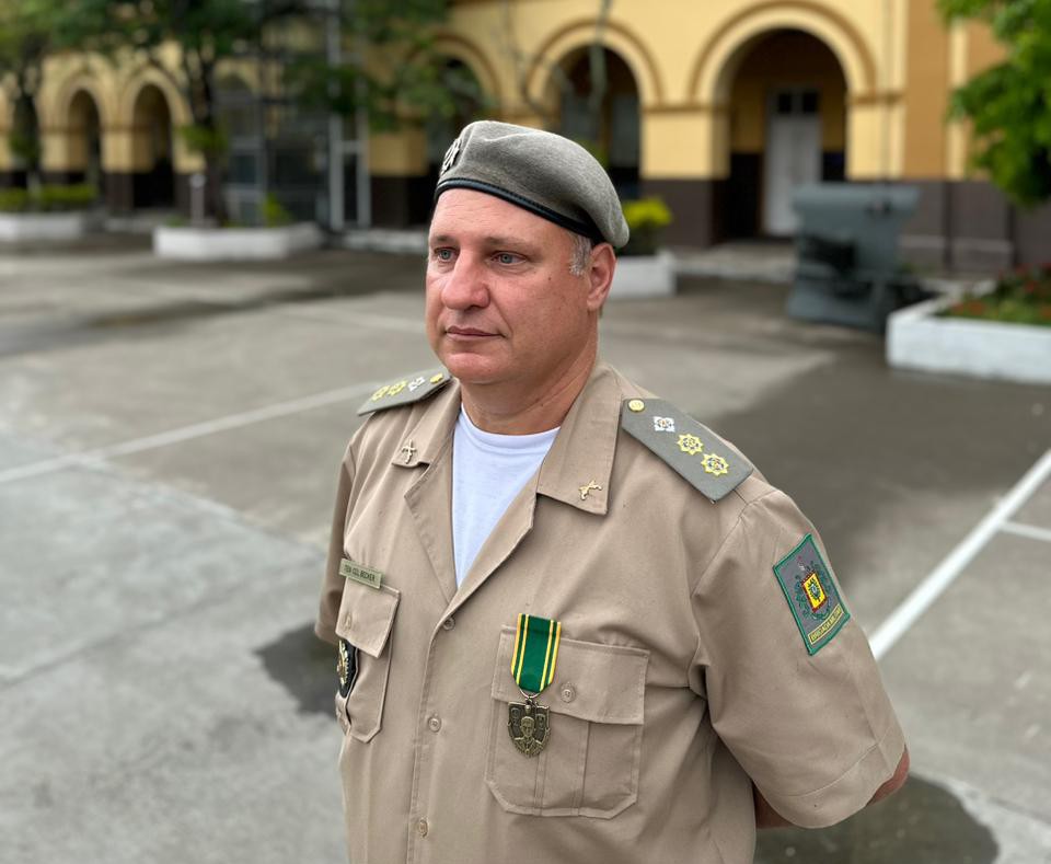 Ten Cel Becker, comandante do 36° BPM, é homenageado pelo Exército Brasileiro