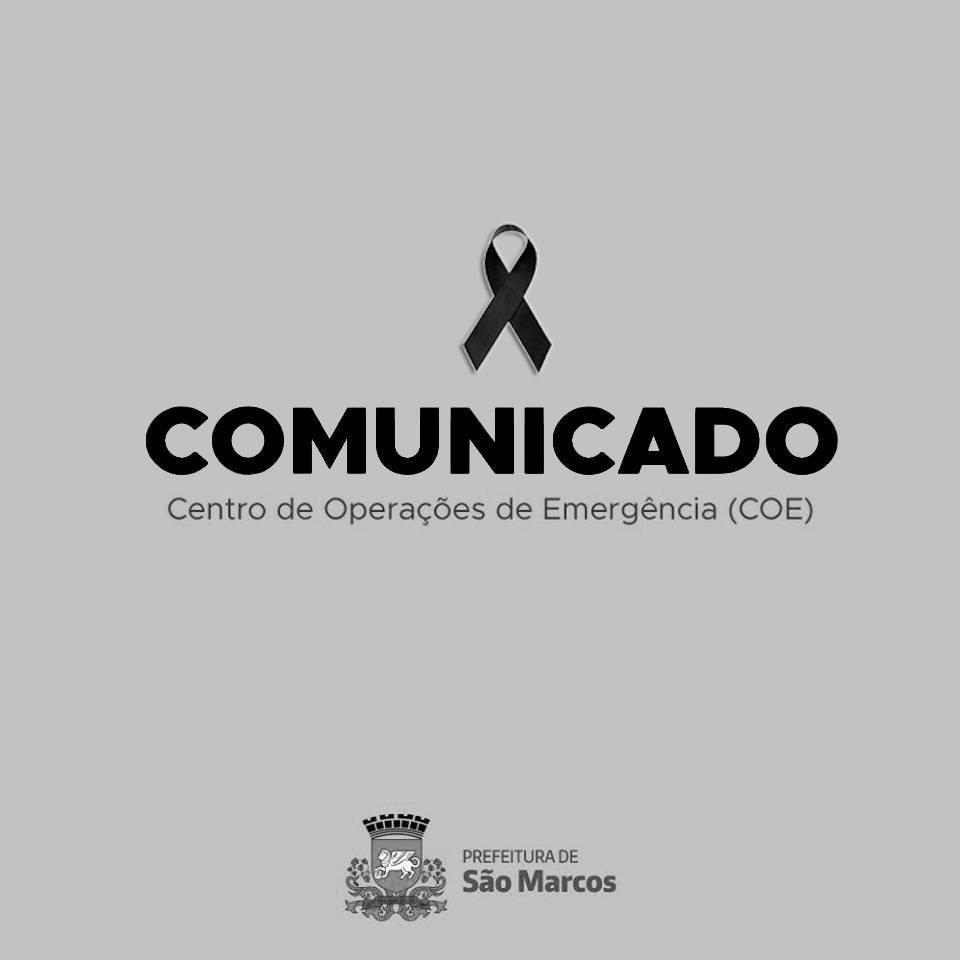 Paciente são-marquense que estava internado com Covid-19 faleceu esta tarde