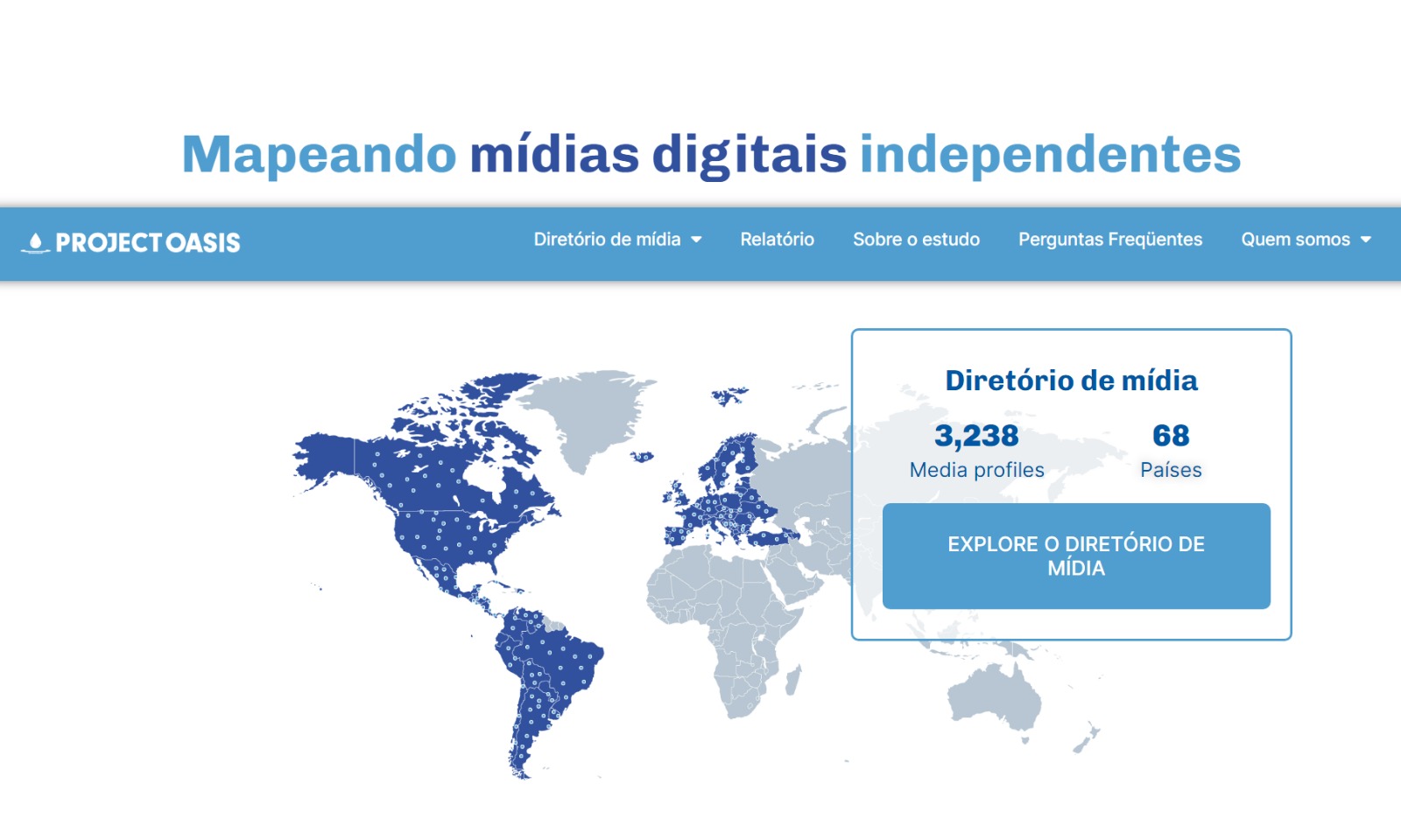 Jornal São Marcos Online ganha destaque global no Projeto Oasis, apresentado hoje na Argentina