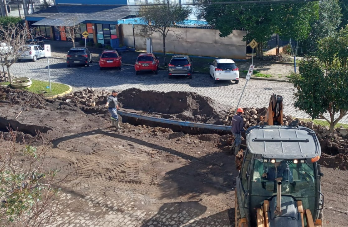 Corsan refaz parte do serviço em obra após ser notificada pela prefeitura de São Marcos