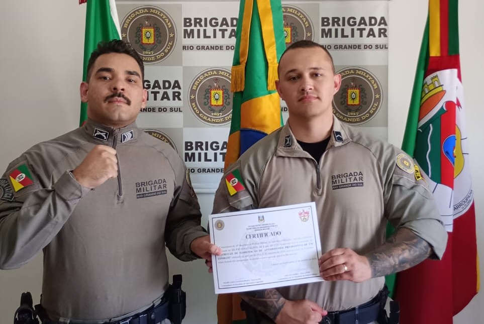 São Marcos agora conta com três policiais habilitados em Atendimento Pré-Hospitalar em Combate
