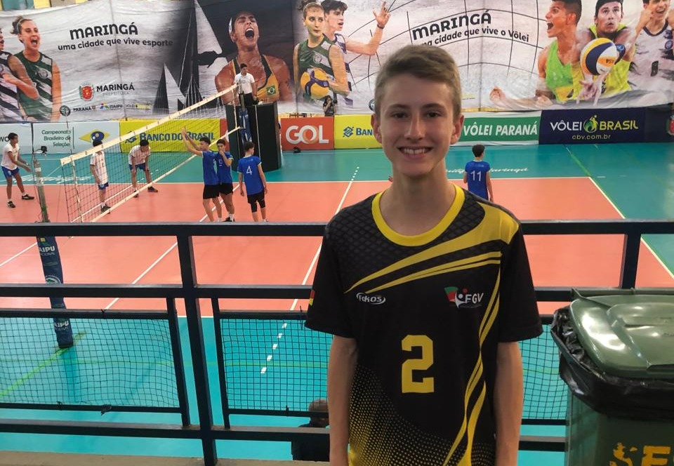 São-marquense brilha na estreia da Seleção Gaúcha Sub-16 de Vôlei no Campeonato Brasileiro de Seleções