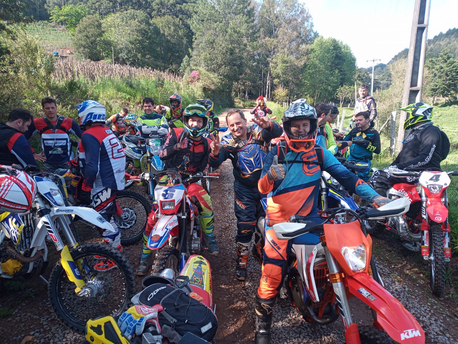90 pilotos participaram da 5ª etapa do Gaúcho de Enduro em São Marcos
