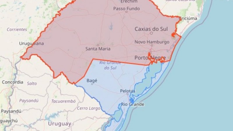 Defesa Civil emite alerta de tempestades
