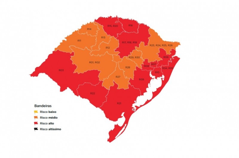 Estado mantém a Serra Gaúcha em Bandeira Laranja