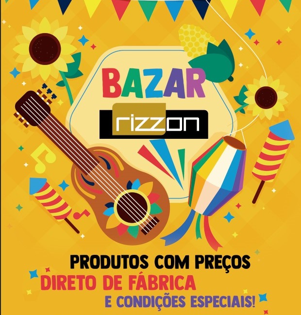 Rizzon promove bazar com produtos a preço de fábrica