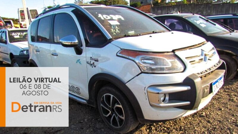 Leilão do Detran tem Argo com lance mínimo de R$ 27.400,00 e Fiesta a partir de R$ 11.000,00