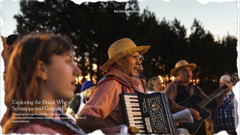 The New York Times destaca turismo no Rio Grande do Sul e tradições culturais europeias