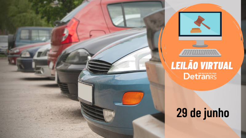 Leilão virtual do DetranRS oferta 469 veículos e sucatas na próxima quarta-feira