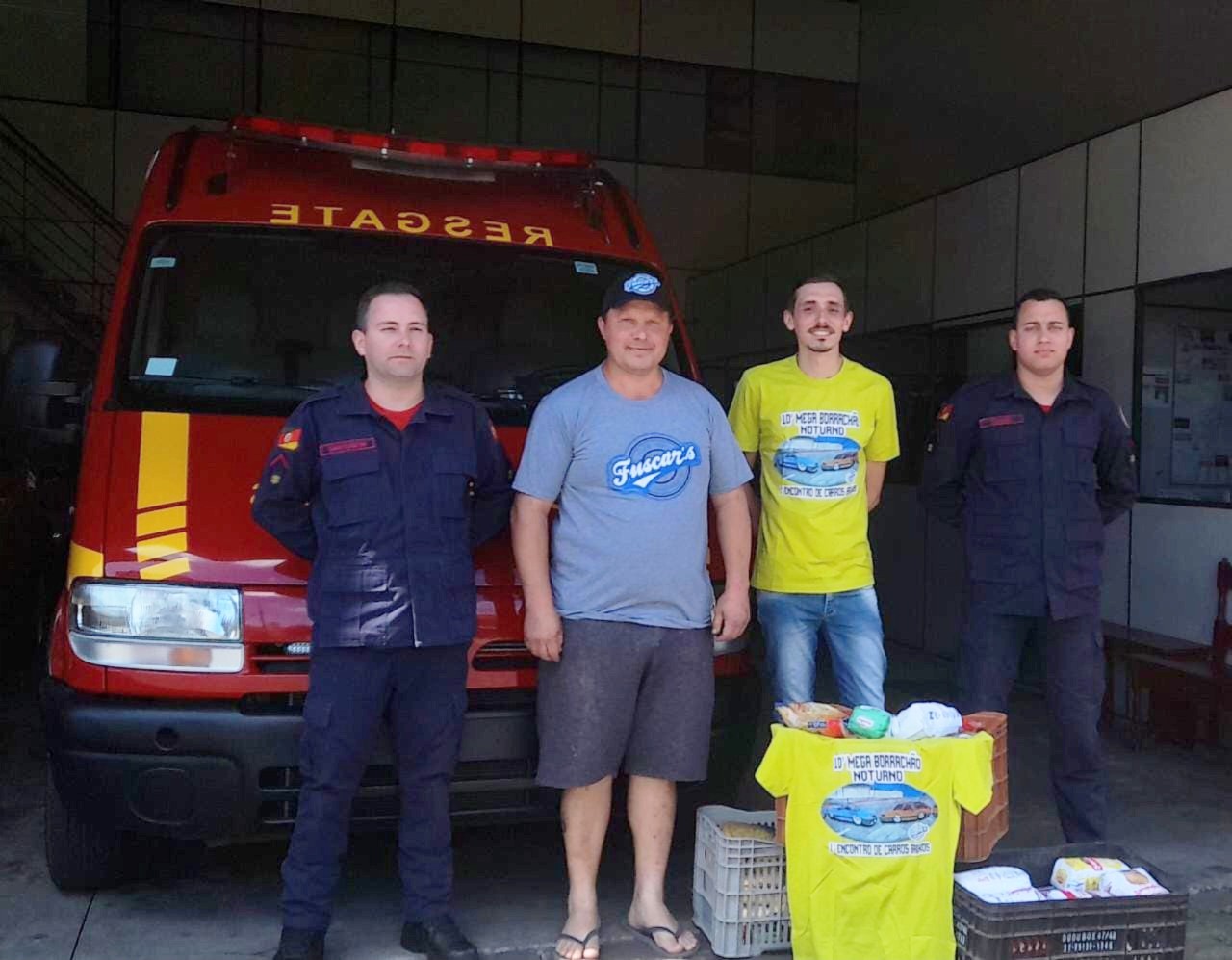 Mega Borrachão arrecada alimentos e destina à Campanha de Natal dos Bombeiros