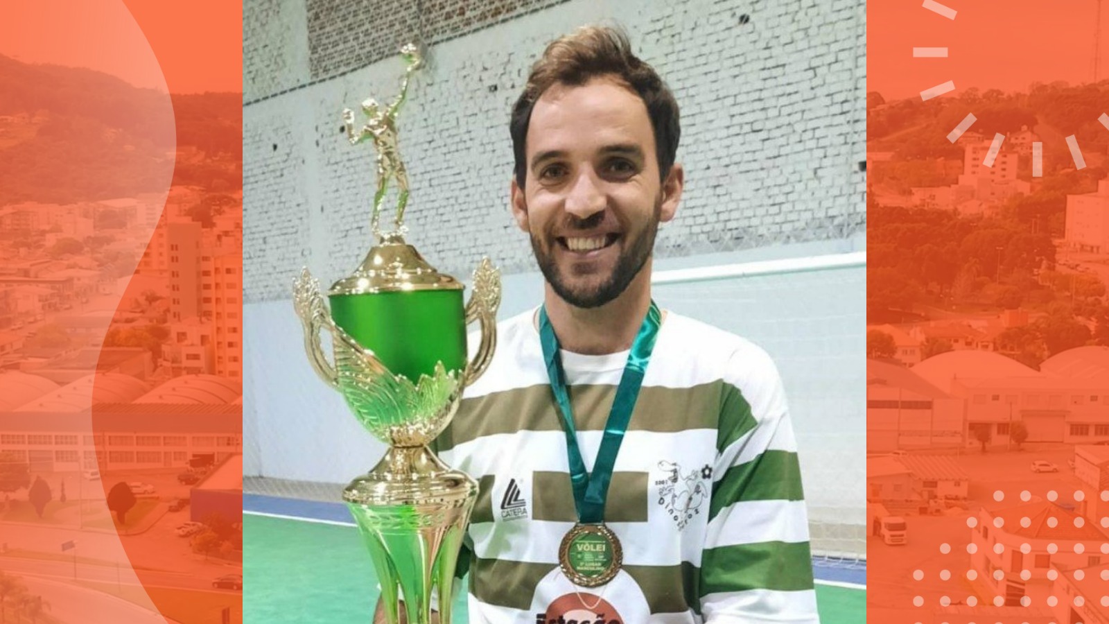 Campeonato Municipal de Vôlei de São Marcos homenageia Anderson Claiton Candaten