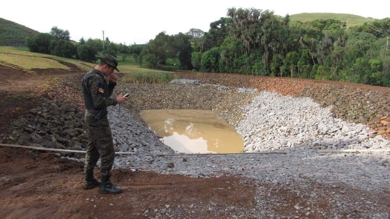 Batalhão Ambiental autua são-marquense por crime em área de preservação, em São Jacó