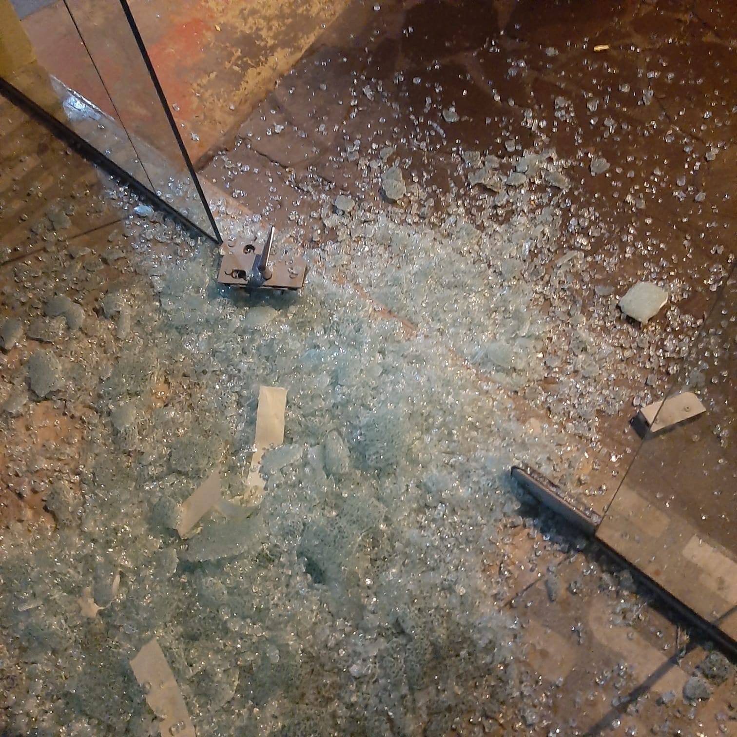 Estabelecimento comercial foi alvo de tentativa de furto neste domingo em São Marcos